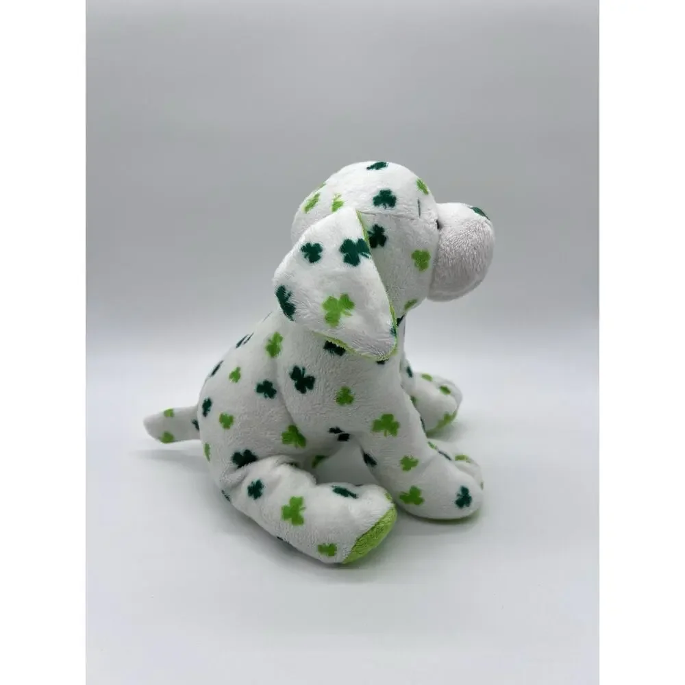 Ganz Webkinz Clover Puppy HM447 Plush Shamrock Dog St. Patrick's Day No Code